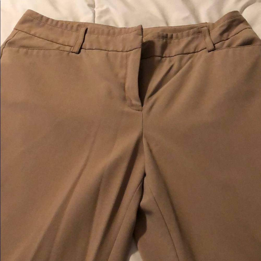 Size 12 tall New York & Company tan dress pants